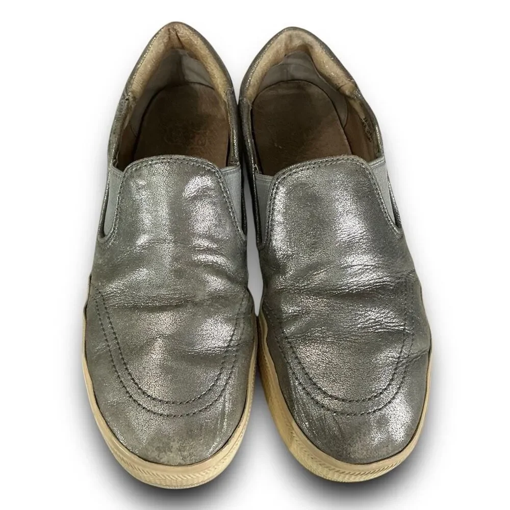Ash Silver Suede Jungle Loafers Sneakers